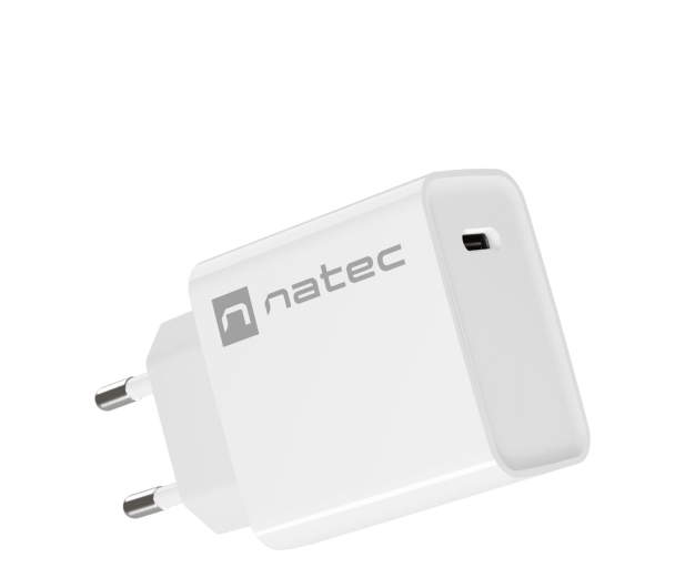 Natec RIBERA 1X USB-C 20W BIAŁA - 1480404 - zdjęcie 4